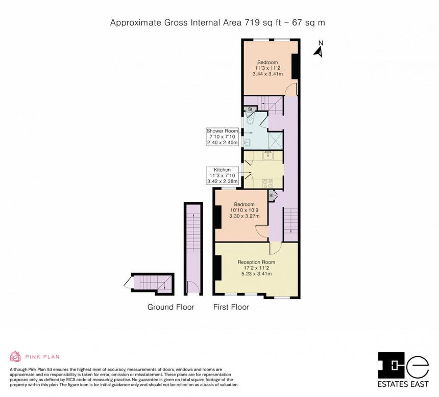 Floorplan for Theydon Street, Walthamstow, London, E17